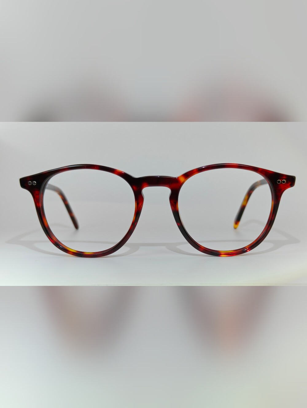 RFLKT. Prism. Scarlet Tortoiseshell Round Eyewear.